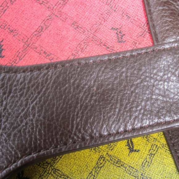 L.A.M.B. Carlisle Foldover Clutch in Ombre Rasta with Dust Bag - Gwen Stefani - Picture 11 of 16